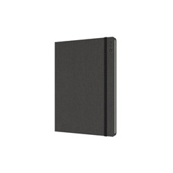 Debden 2026 Designer D38 A5 Week To View Charcoal Textured Fabric Diary