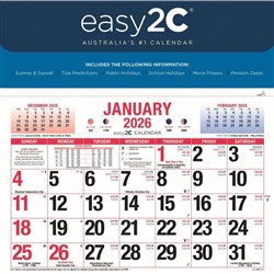 EsE-2c 2026 210x223mm Magnetic Month To View Calendar