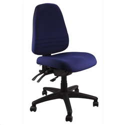 Stateline Endeavor 103 4 Lever Medium Back Blue Task Chair