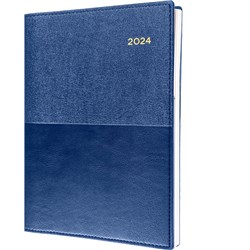 Collins 2024 Vanessa 145 A4 Day To A Page Blue Diary