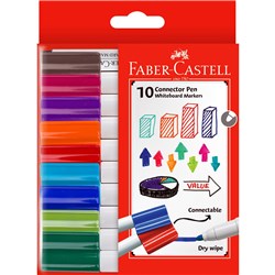 Faber-Castell Connector Assorted Bullet Tip Whiteboard Markers