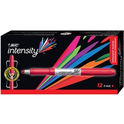 Bic Intensity Fine Red Permanent Marker