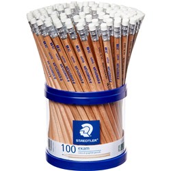 Staedtler 132 2B Natural Rubber Tipped Graphite Pencil