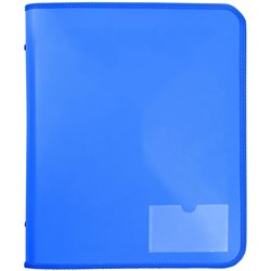 Marbig Zipper Binder A4 Tech Case 25mm 2D Blue