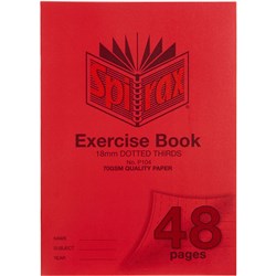 Spirax P104 A4 48 Page 18mm Dotted Thirds PP Exercise Book