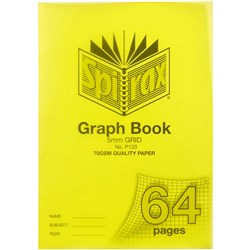 Spirax Grid Book P133 A4 64 Page 5mm Ruled