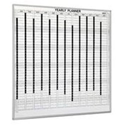 Visionchart Perpetual Planner Whiteboard Magnetic 2400x1200mm White