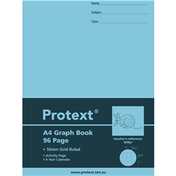 A4 96 Page 10mm Graph PP Exercise Book