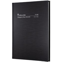 Collins Kingsgrove A5 Day to Page Black 24/25 Financial Year Diary