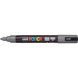 Posca PC-5M Deep Grey 2.5mm Medium Bullet Paint Marker