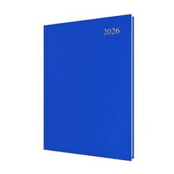 Collins 2026 Essential Blue A4 Day To Page Diary