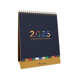 Collins 2024 Mira 175x220mm Month To View Desk Calendar