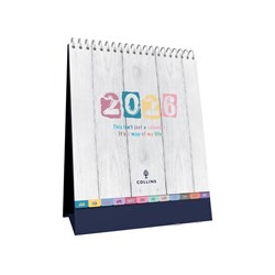 Collins 2024 Brighton 175x220mm Month To View Desk Calendar