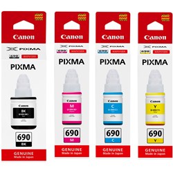 Canon GI690 Ink Bottle Value Pack Ink Cartridge Assorted