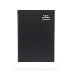 Collins 2023 Essential A5 Day To Page Black Appointment Diary