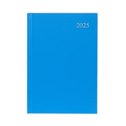 Collins 2025 Essential A4 Day To Page Light Blue Diary