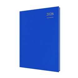 Collins 2026 Essential A4 Day To Page Blue Appointment Diary