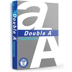 Double A A4 White 100gsm Presentation Copy Paper