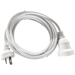 8Ware Power Extension Cable Male to Female 10m Black