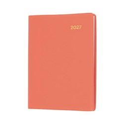 Collins 2027 Belmont 337P A7 Week To View Orange Diary With Pencil