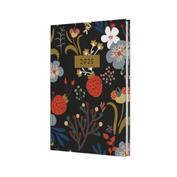 Collins 2025 Enchanted Black A5 Week To View Diary