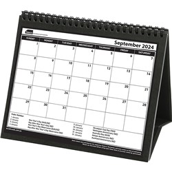 Sasco 2024 210x180mm Month To View Desk Calendar