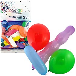 Alpen Assorted Shapes & Colour Balloons