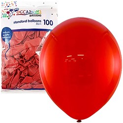 Alpen Red 30cm Balloons