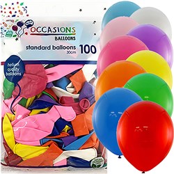 Alpen Assorted Colour 30cm Balloons