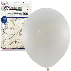 Alpen White 30cm Balloons