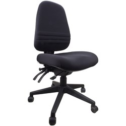Rapidline Endeavour Pro Operator Chair High Back  Black