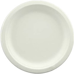 Earth Eco Sugarcane White 180mm Round Plate