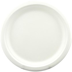 Earth Eco Sugarcane White 230mm Round Plate