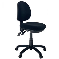 K2 30 3 Lever High Back Black Heavy Duty Commercial Task Chair