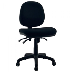 K2 30 3 Lever High Back Black Heavy Duty Commercial Xtra Task Chair