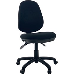 K2 60 3 Lever High Back Black Heavy Duty Commercial Task Chair