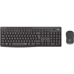 Logitech MK295 Graphite Silent Wireless Keyboard and Mouse Combo