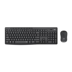 Logitech MK295 Graphite Silent Wireless Keyboard and Mouse Combo