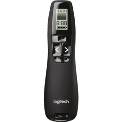 Logitech R800 Pro Black Presentation Remote with LCD Display