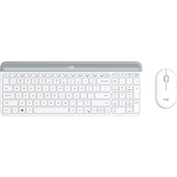 Logitech MK470 White Slim Wireless Keyboard and Mouse Combo