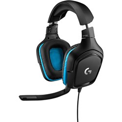 Logitech G432 7.1 Surround Sound Wired Black Gaming Headset