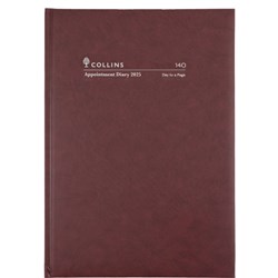 Collins 2025 Appointment 140/15 A4 Day To Page Early Edition Diary