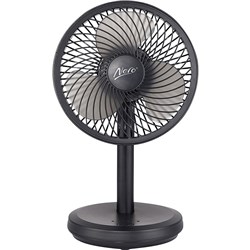 Nero Black 13cm USB Desk Fan