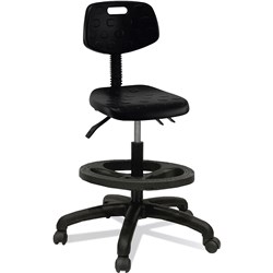 K2 Glebe Eco Lab Black Industrial Stool
