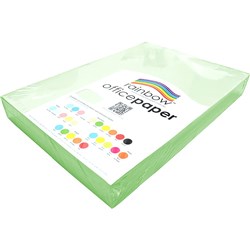 Rainbow A3 80gsm Green Copy Paper
