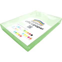 Rainbow A3 80gsm Green Copy Paper