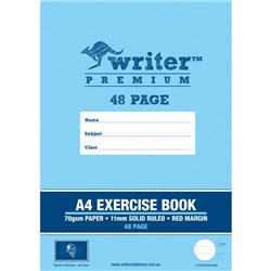 A4 48 Page 11mm Ruled Premium With Margin Ice Cream Exercise Book