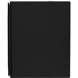 A4 Black 40 Pocket Refillable Display Book