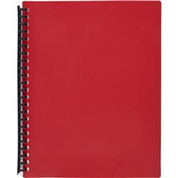 Marbig Refillable Display Book A4 40 Pocket Red