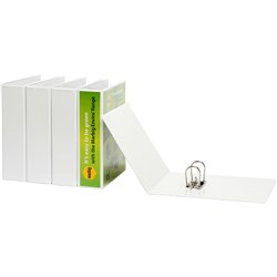 Marbig A4 75mm White Insert Lever Arch File